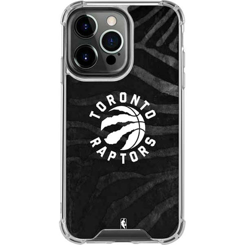 NBA Toronto Raptors Animal Print iPhone 16 Pro Clear Case